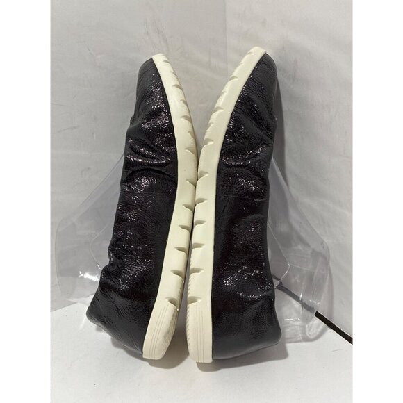 SAS Womens Radiant Ballet Flats US 9WW Black Leather Slip On confort - Picture 3 of 8